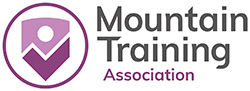 the logo for the Mountain Training Association